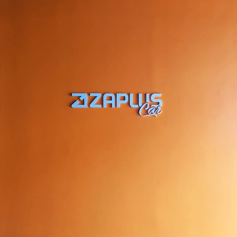 Letras Caixa em  Água Azul | Guarusign