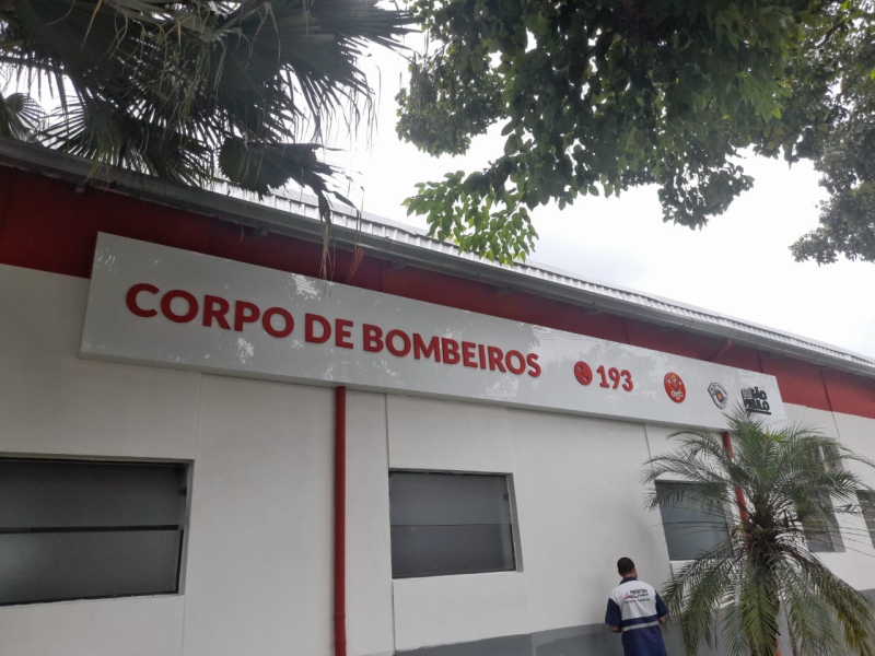 Placas de ACM no Bairro Tanque Grande Exemplo 3 | Guarusign